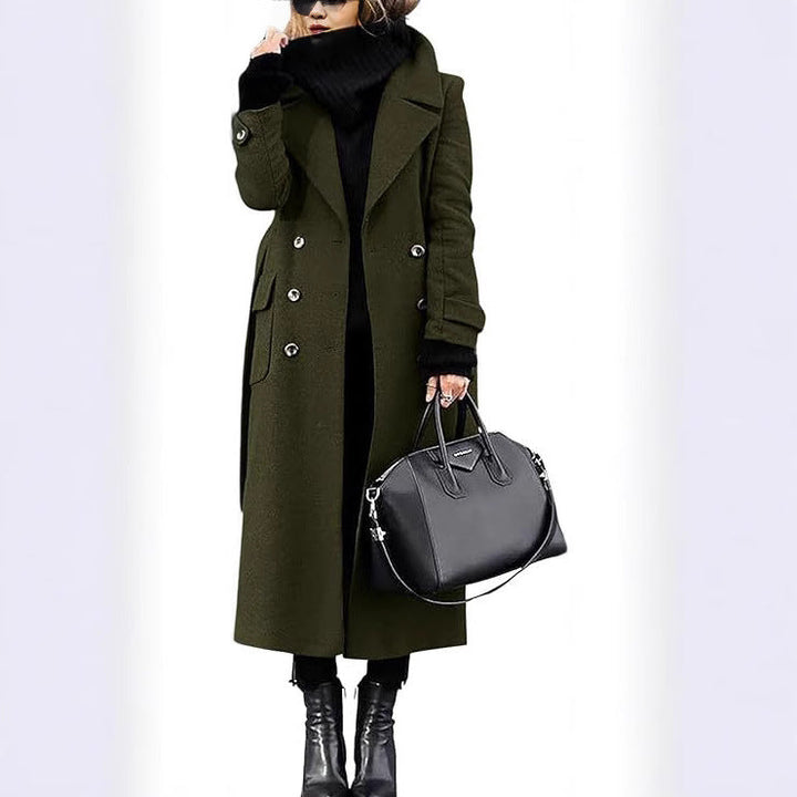 Damen eleganter Wollmantel Echoarchiv