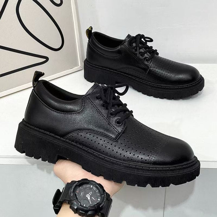 Herren Modische Schnürschuhe mit Robustem Profil Echoarchiv