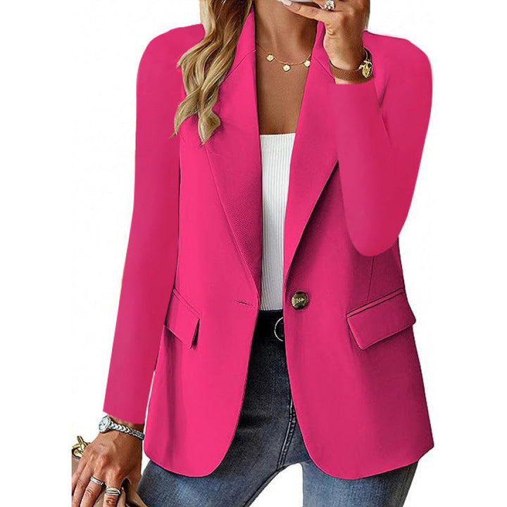 Damen Moderner Tailored Blazer mit elegante Knopfdetails Echoarchiv