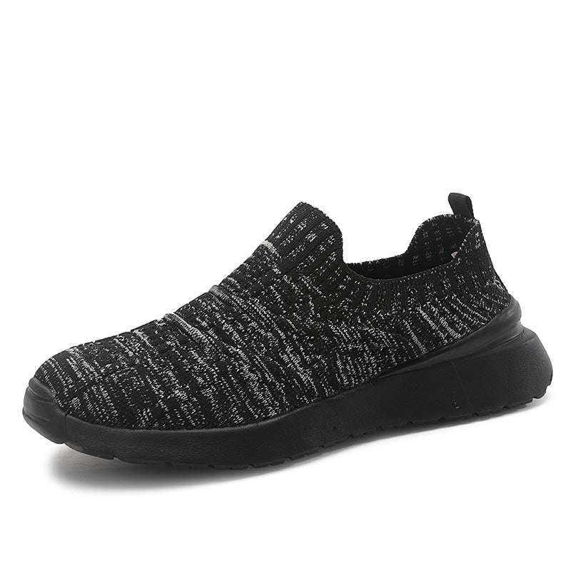 Damen nan sockenähnlicher Komfort-Slipper mit strukturiertem Strickobermaterial und gedämpfter EVA-Keilsohle Echo Archiv