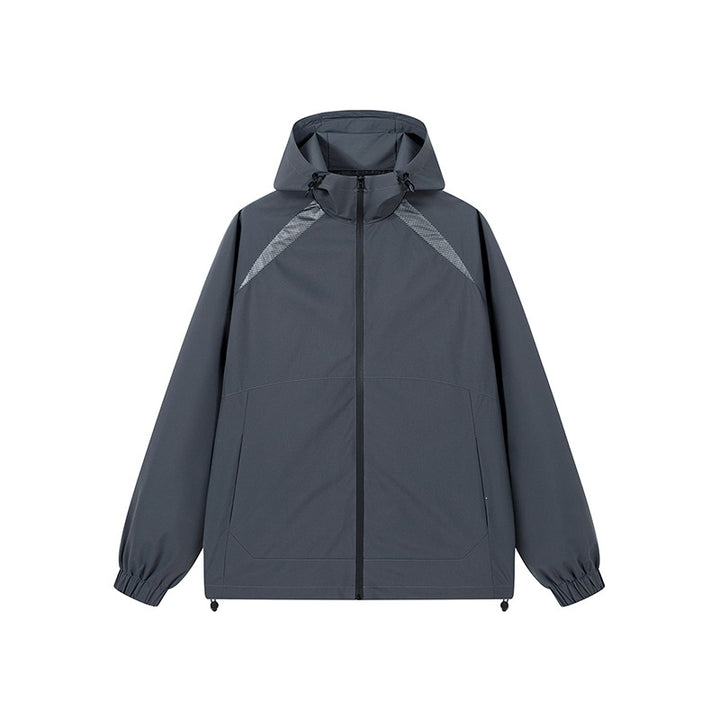 Herren Atmungsaktive Sportjacke mit Kapuze Echo Archiv