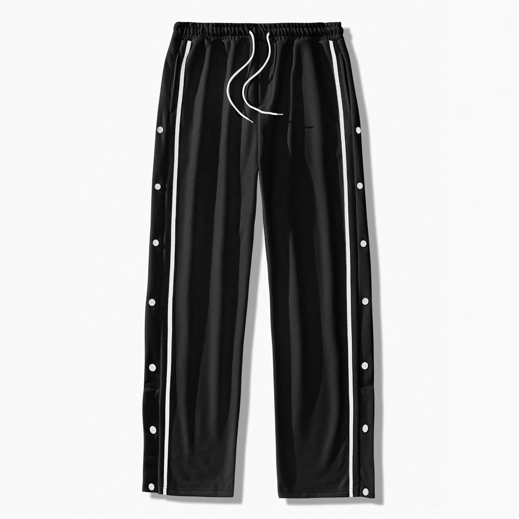 Herren Sportliche Freizeithose mit Knopf-Details Echoarchiv