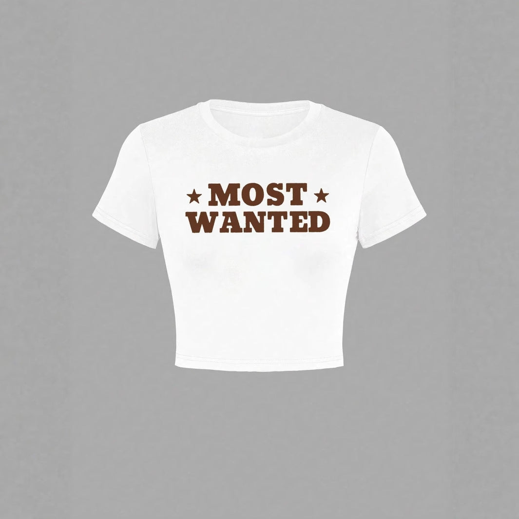 Damen T-Shirt mit kreativem Statement-Print Echo Archiv