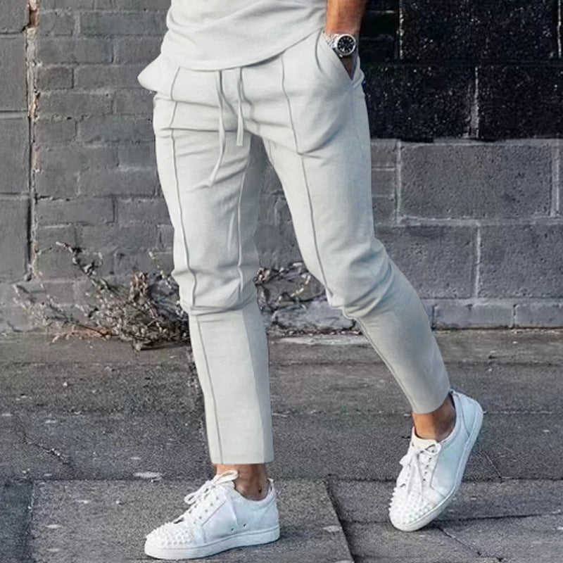 Herren Freizeit-Jogginghose mit elastischem Bund und stylischem Design Echoarchiv