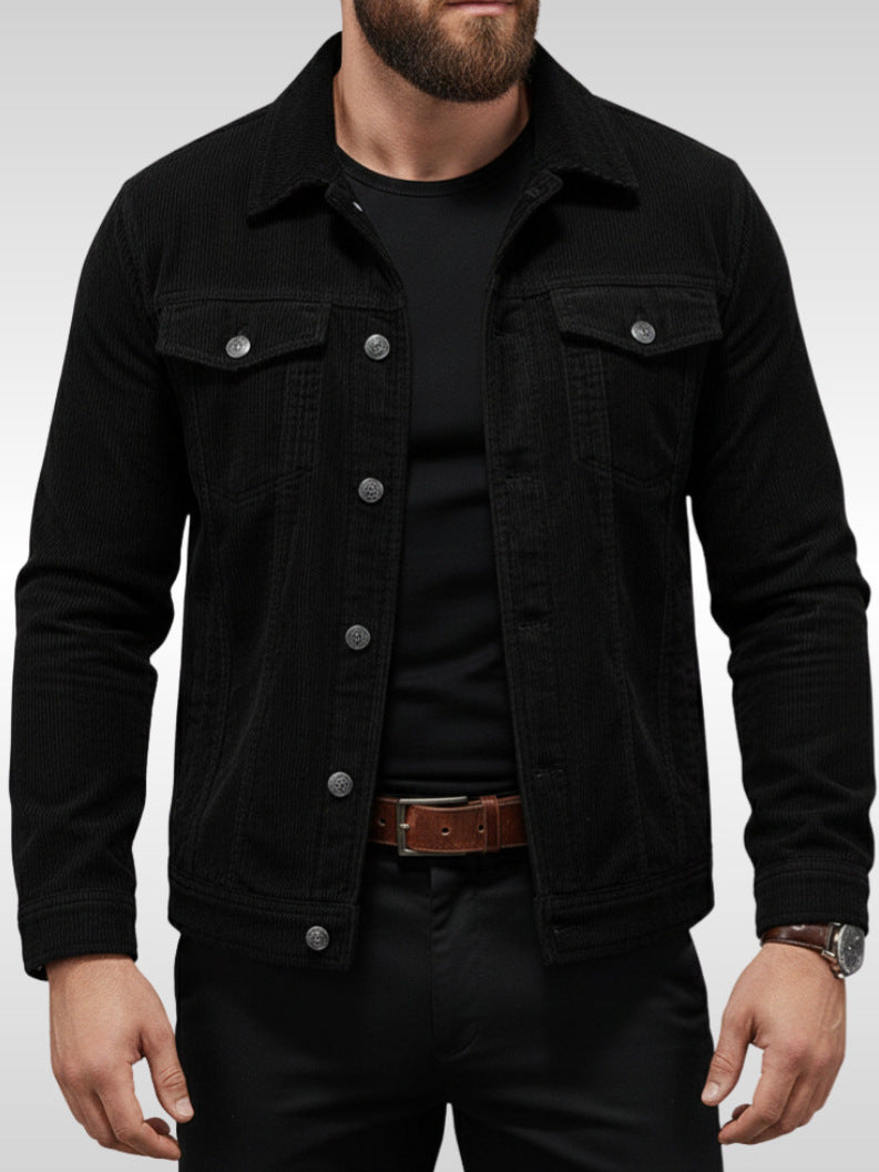 Herren Cordjacke mit Taschen – Taviero