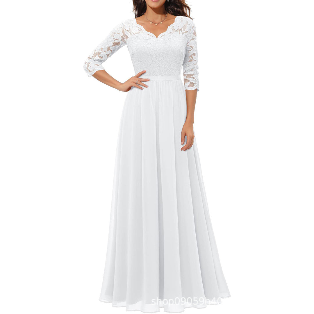 Damen elegantes Spitzenkleid Echo Archiv