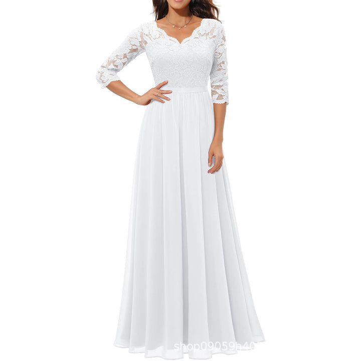 Damen elegantes Spitzenkleid Echo Archiv