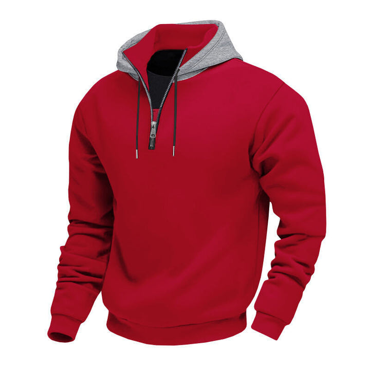 Herren Sweatshirt mit Reißverschluss und hohem Kragen Echoarchiv