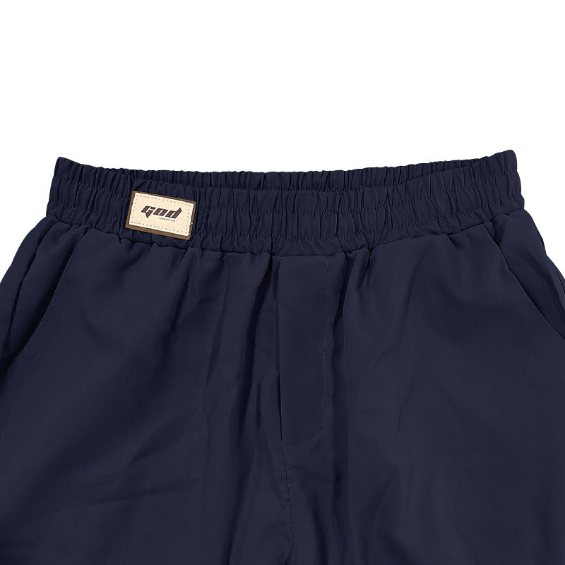 Herren elegante Freizeit-Hosen mit lockerer Passform und elastischem Bund Echoarchiv