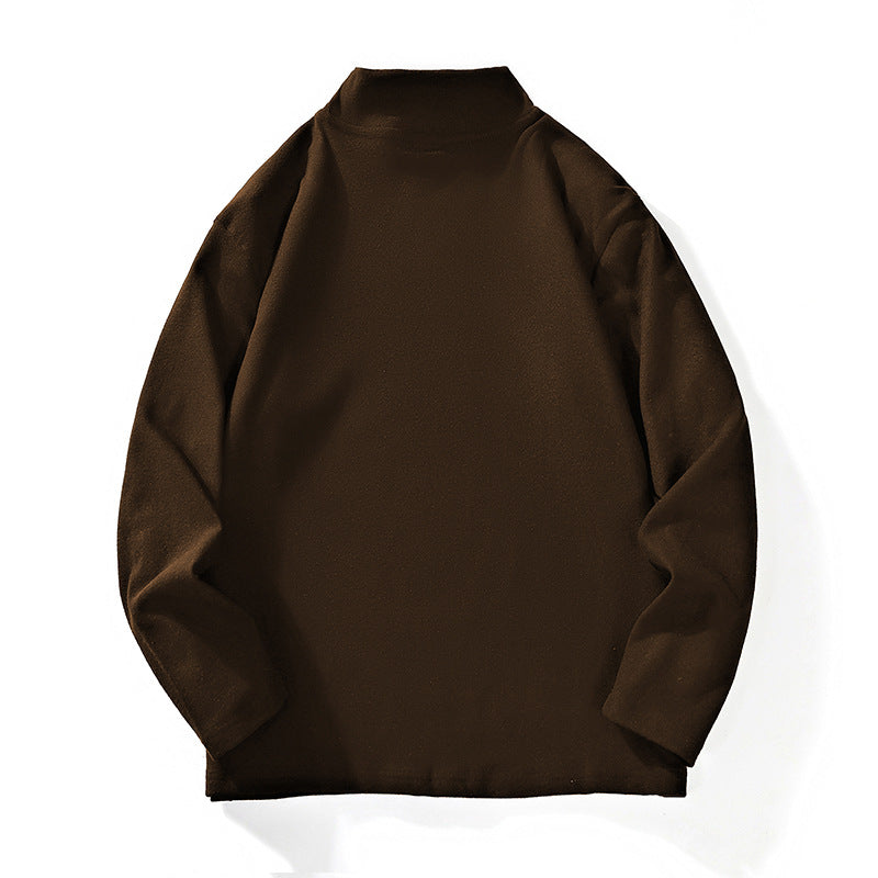 Herren Lässiges Oversize-Mockneck-Longsleeve aus Feinstrick mit verlängertem Schnitt Echo Archiv