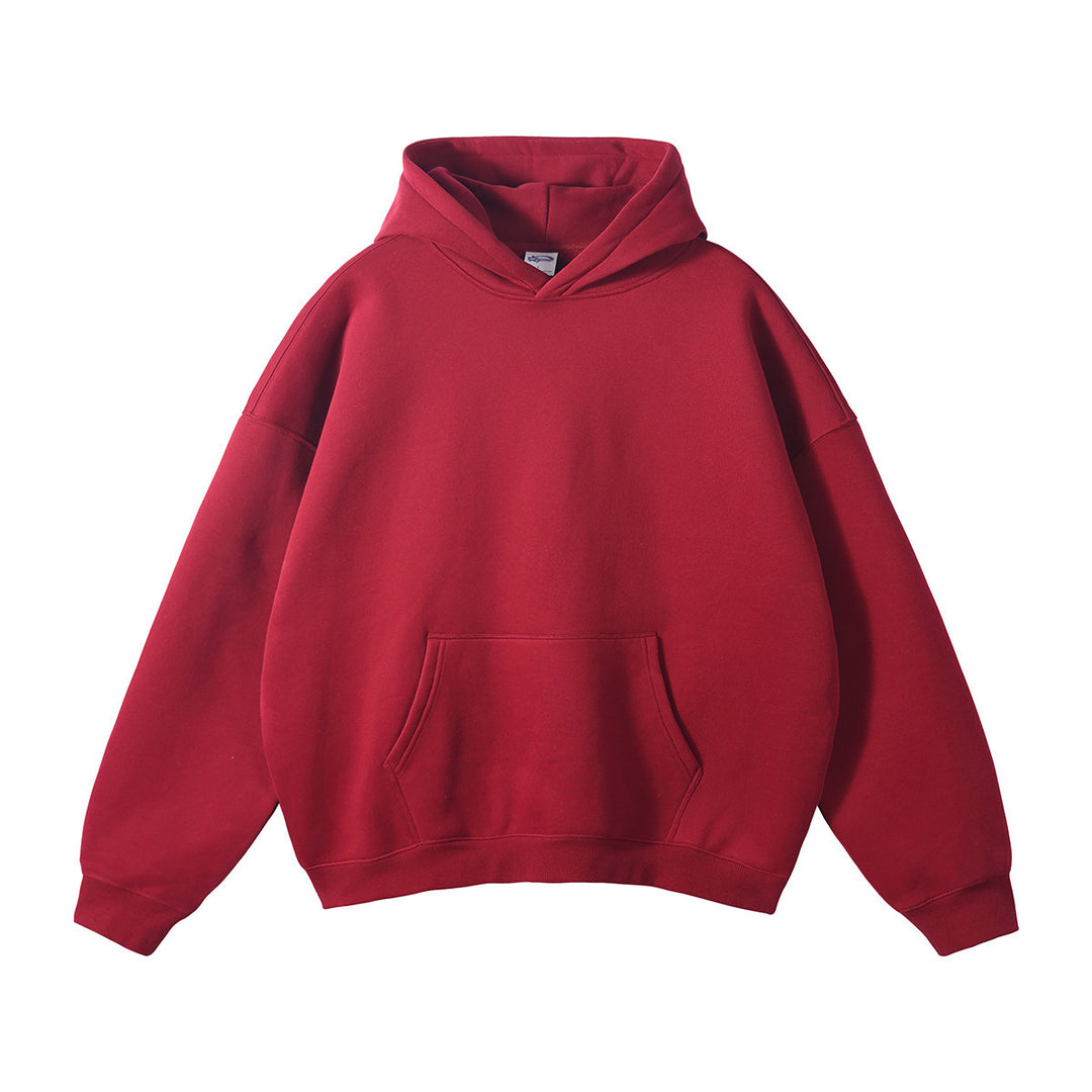 Unisex nan oversized Kapuzenpullover mit Kängurutasche und gerippten Bündchen Echo Archiv