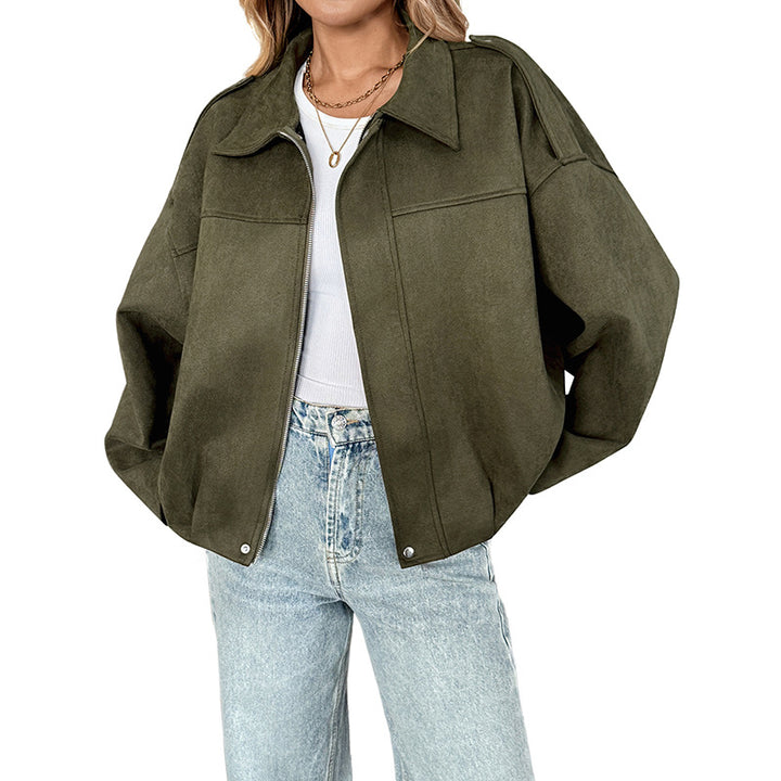 Damen Trendige Overshirt Jacke Echo Archiv
