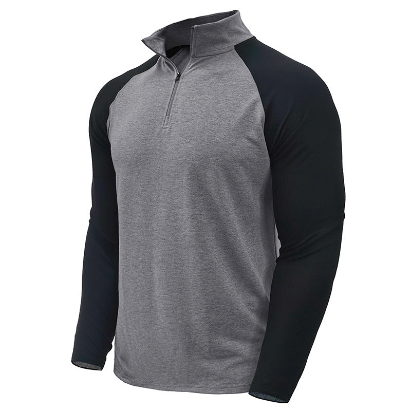 Herren Sportlicher Stehkragenpullover Echoarchiv