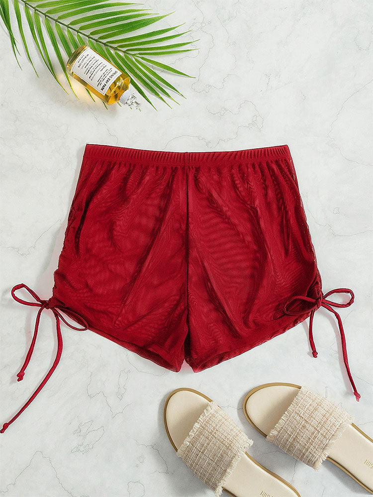 Damen Bequeme Badeshorts mit Rüschendetails Echo Archiv