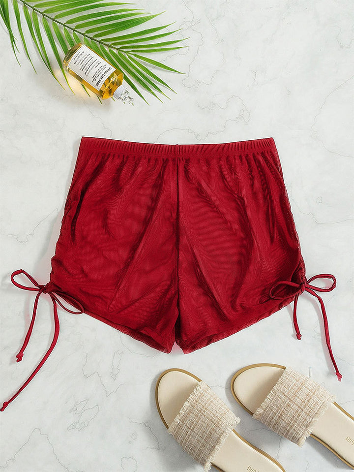 Damen Bequeme Badeshorts mit Rüschendetails Echo Archiv