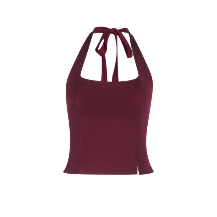 Damen figurbetontes Oberteil mit tiefem Ausschnitt und seitlichen Cut-outs Echo Archiv