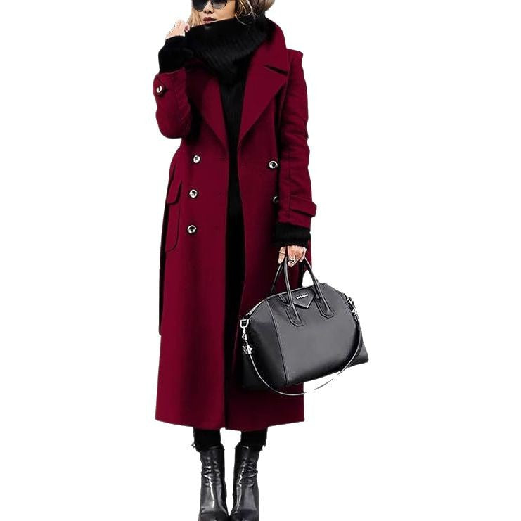 Damen eleganter Wollmantel Echoarchiv