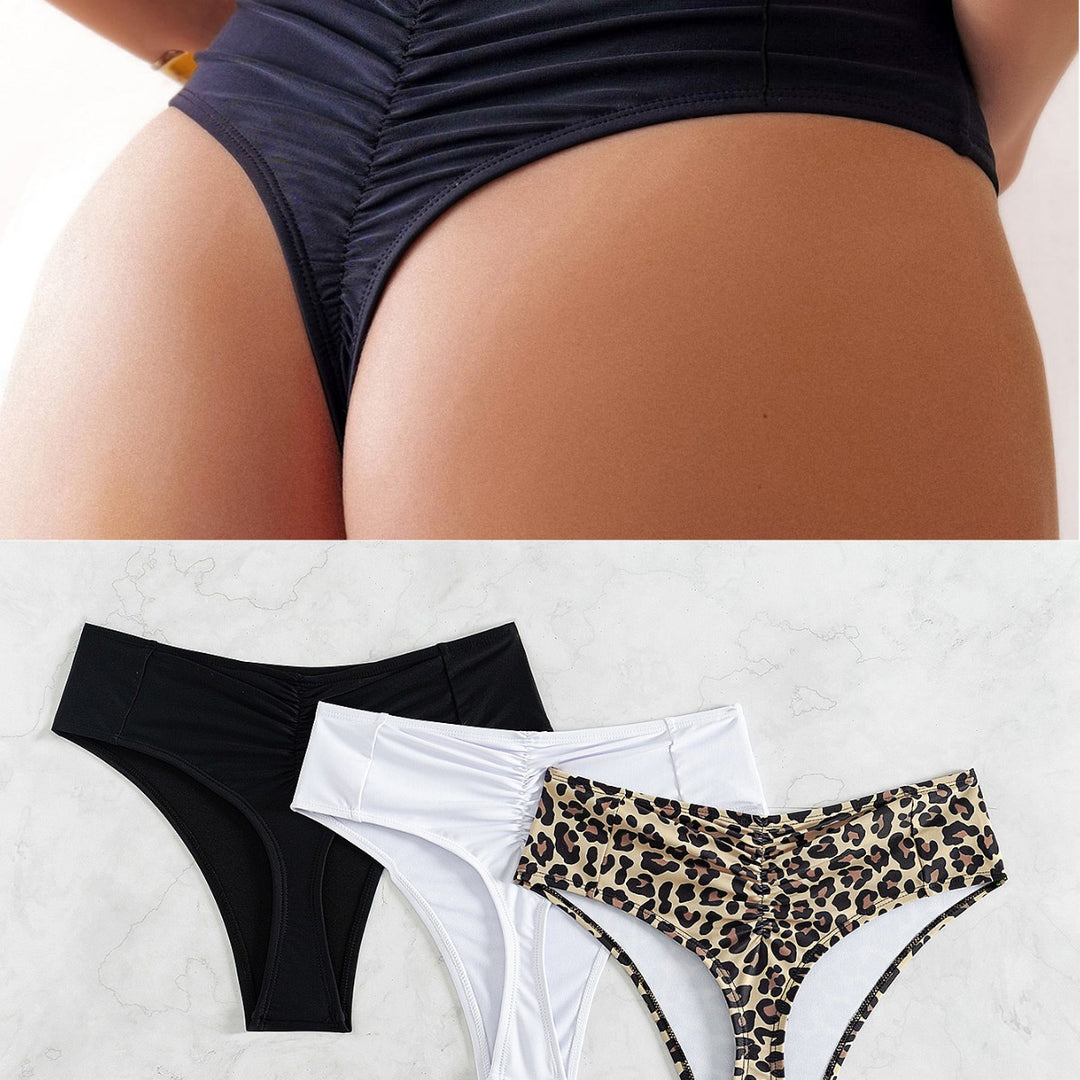 Damen Hochgeschnittener Bikini mit seitlichen Bindebändern Echo Archiv