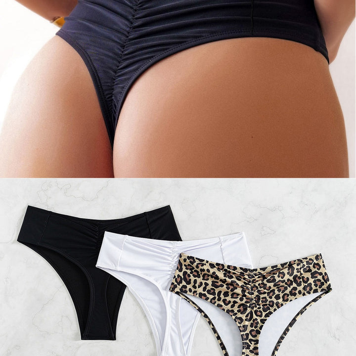 Damen Hochgeschnittener Bikini mit seitlichen Bindebändern Echo Archiv