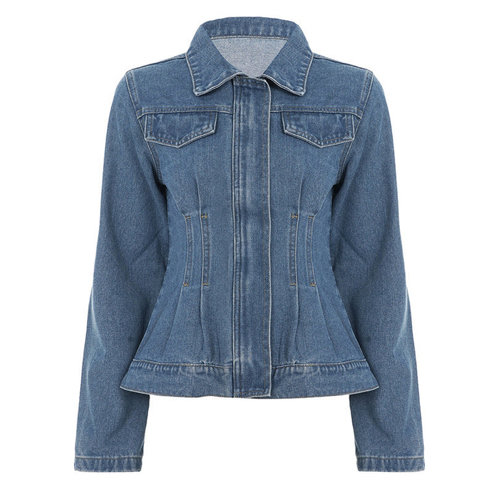 Damen Taillierte Jeansjacke mit konturierenden Abnähern Echo Archiv