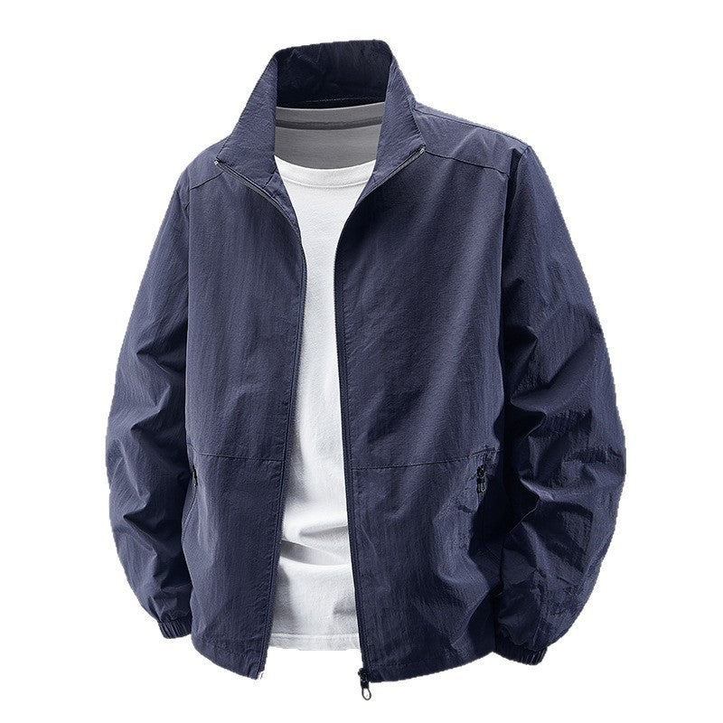 Herren Ultralight Technical Blousonjacke mit elastischen Bündchen, verdeckten Reißverschlusstaschen & atmungsaktivem Nylonmix Echo Archiv