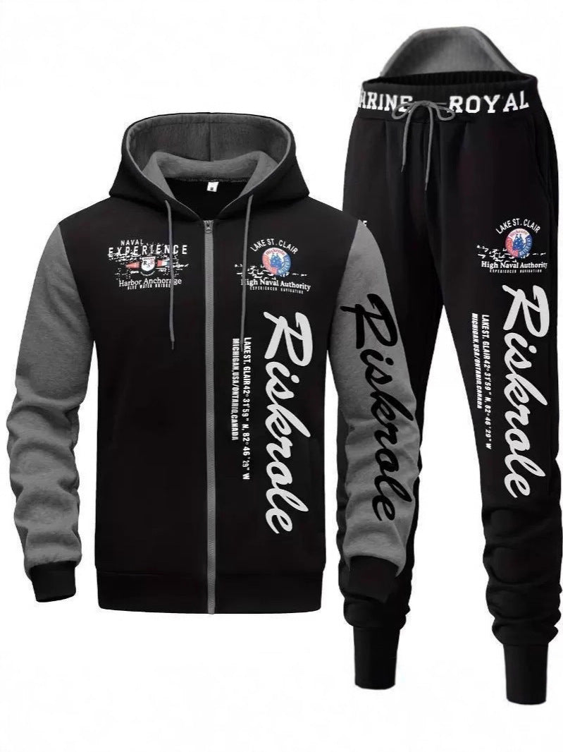 Herren Sportlicher Hoodie- und Jogginghosen-Set Echo Archiv