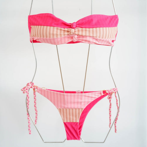 Damen Bandeau-Bikini mit raffinierten Knotendetails und verspieltem Design Echo Archiv