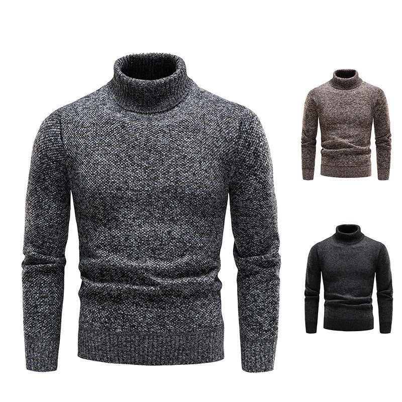 Herren Rollkragenpullover aus hochwertiger Wolle Echoarchiv