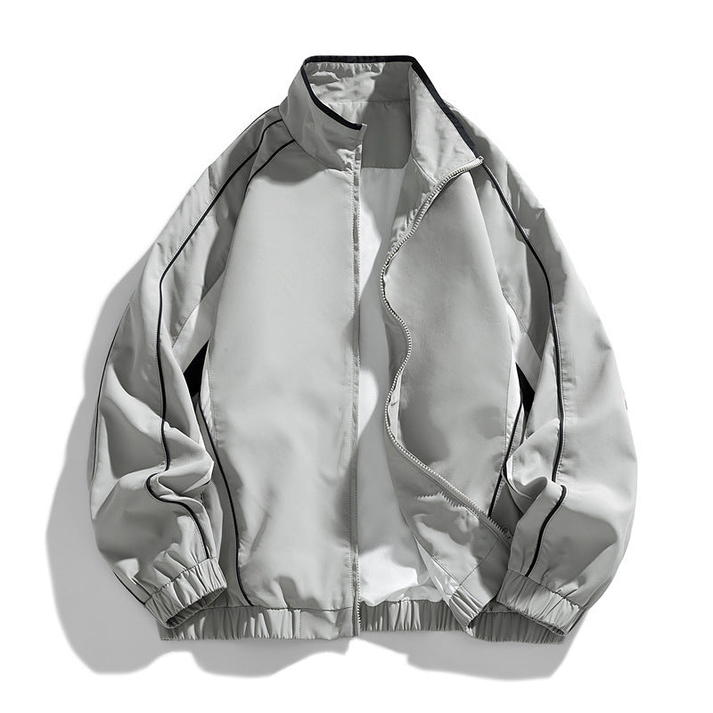 Herren Leichte Sportjacke mit Stehkragen Echo Archiv