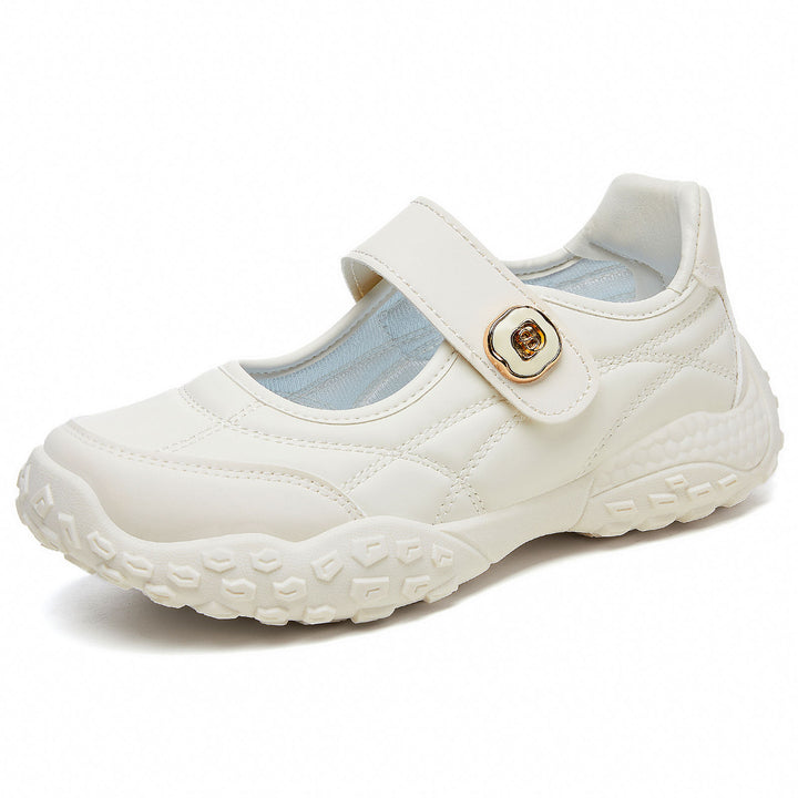 Damen nan sportive Mary-Jane Freizeitschuh mit verstellbarem Klettverschluss, gepolstertem Knöchelkragen und profiliertem Outdoor-Laufsohlen-System Echo Archiv