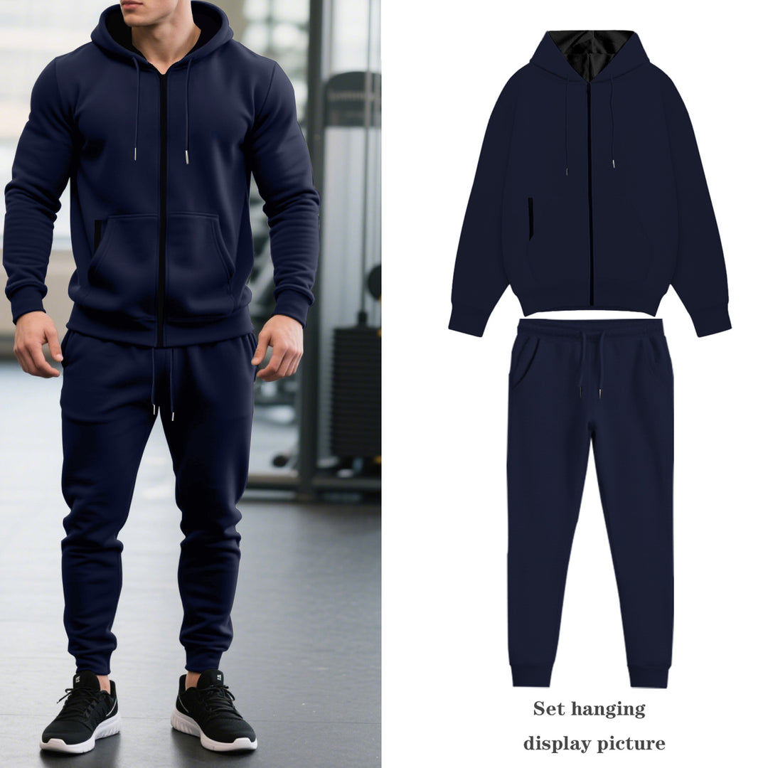 Herren Sportlicher Kapuzenanzug mit elastischem Bund und praktischen Taschen Echoarchiv