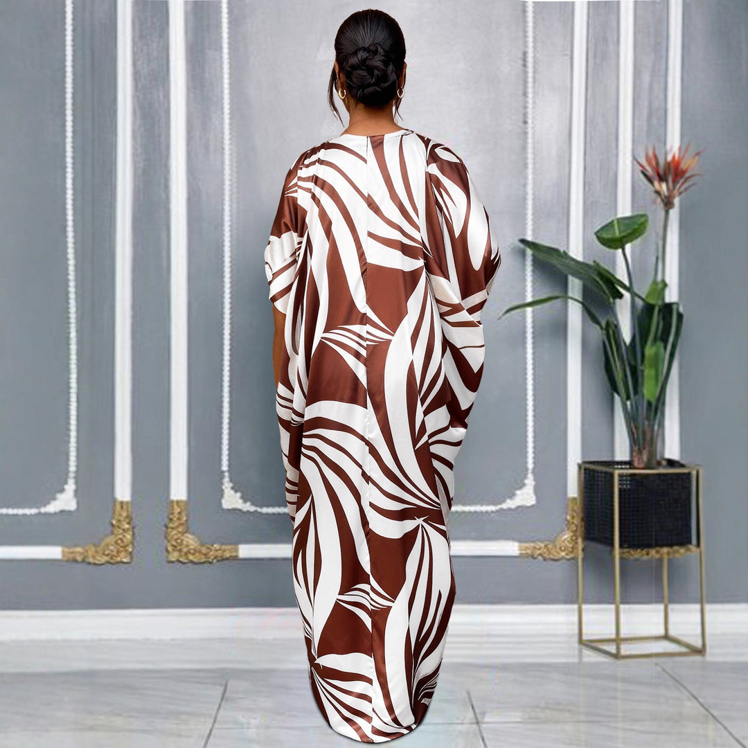 Damen luxuriöser Kaftan mit auffälligem Muster Echo Archiv