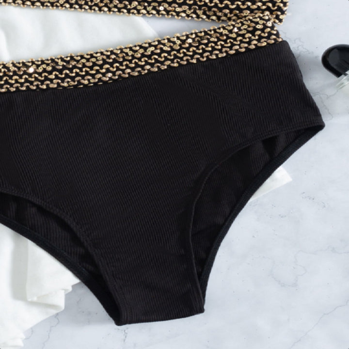Damen Einseitiger Bikini mit raffinierter Kette Echo Archiv
