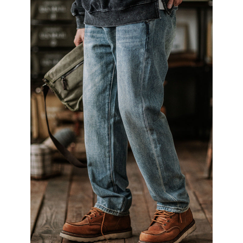Herren Bequeme Indigo Denim Jeans Echo Archiv