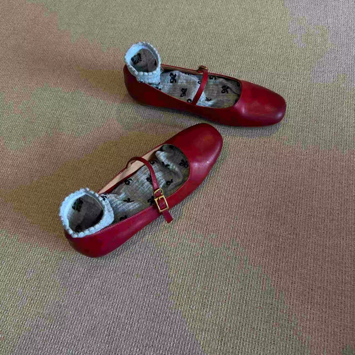 Damen elegante Mary Jane Ballerinas mit praktischer Schnallenverzierung Echoarchiv