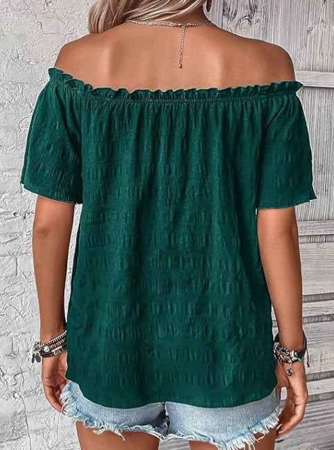 Damen Off-Shoulder Bluse Echo Archiv