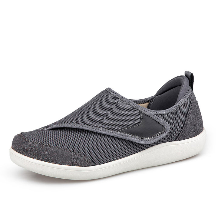 Damen nan einhändig verstellbarer Schlupf-Halbschuh mit Klettriemen, atmungsaktivem Mesh und stoßdämpfender EVA-Sohle Echo Archiv