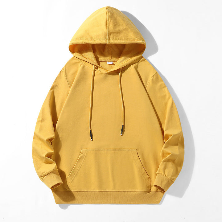 Unisex Oversize Kapuzenpullover aus schwerem Baumwollfleece mit Kängurutasche und verstellbarem Tunnelzug Echo Archiv