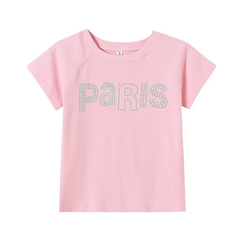Damen T-Shirt mit Glitzerdruck Echo Archiv