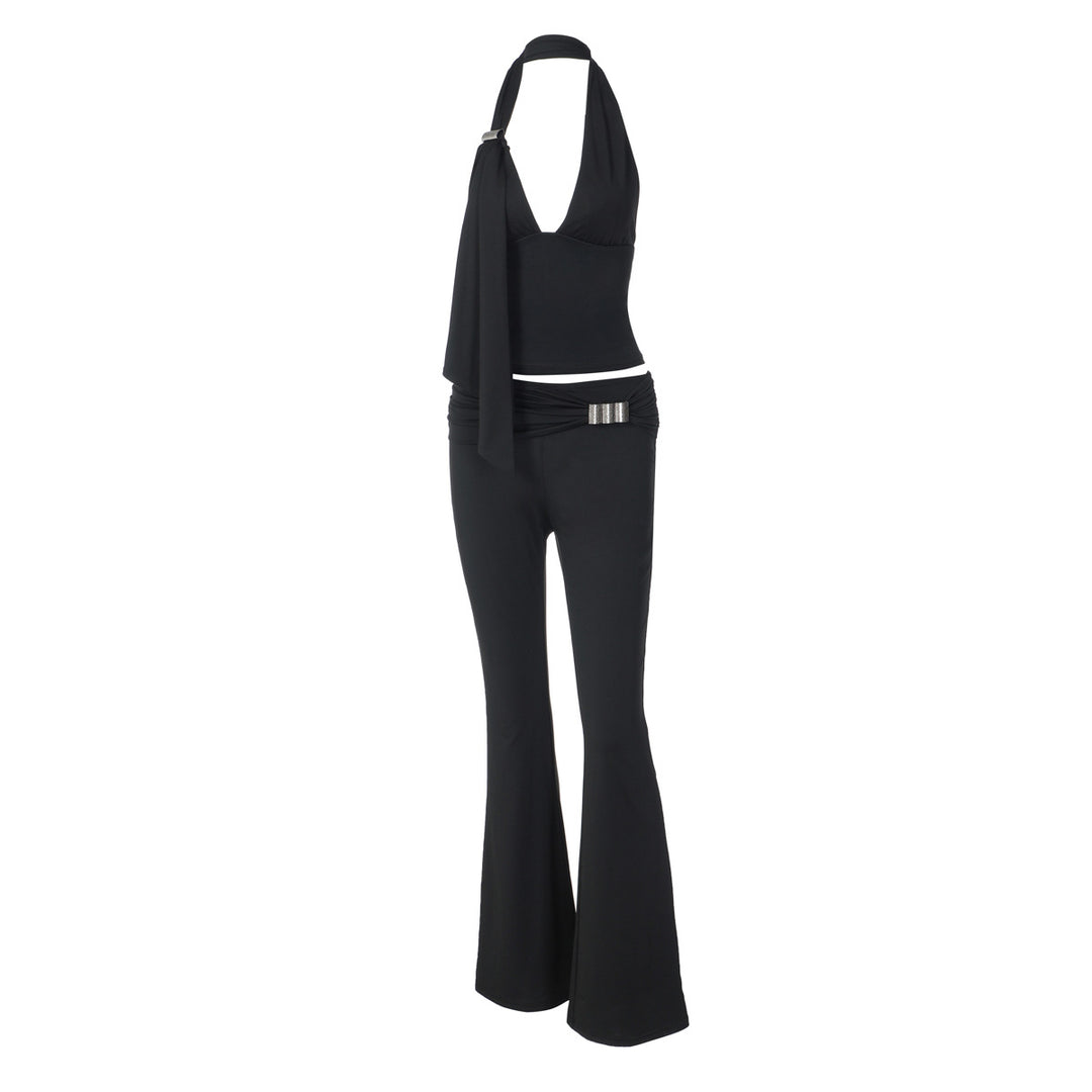 Damen Jumpsuit mit elegantem Halterdesign und schmaler Passform Echo Archiv