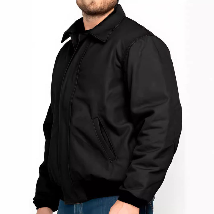 Herren stilvolle Bomberjacke mit praktischen Taschen und elastischem Bund Echoarchiv