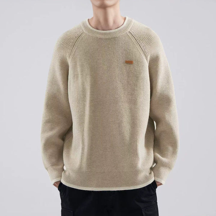 Herren Gemütlicher Strickpullover Echoarchiv