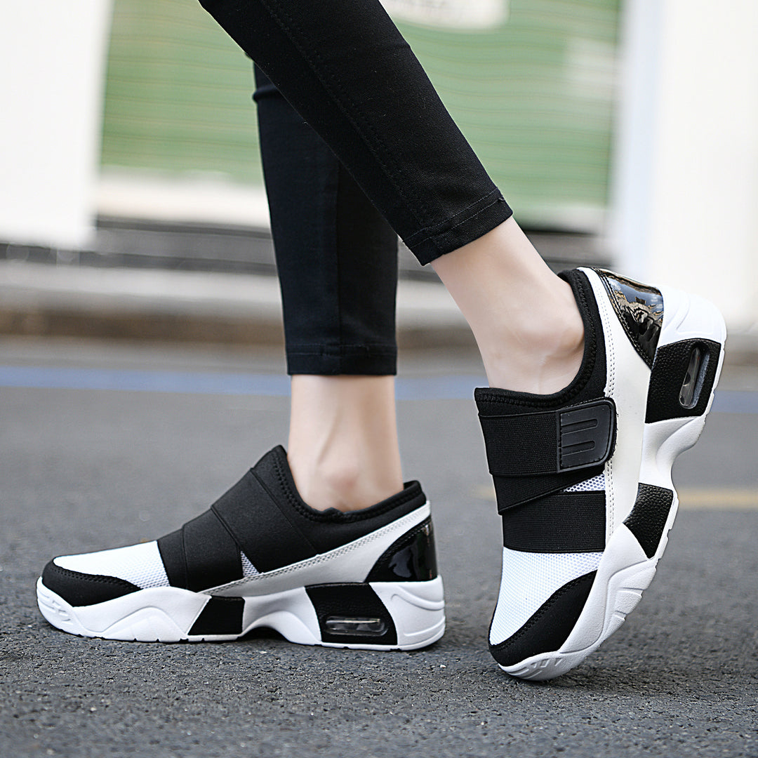 Damen nan Schlupfsneaker mit breitem Elastikriemen, atmungsaktivem Mesh und geformter Dämpfungsohle Echo Archiv