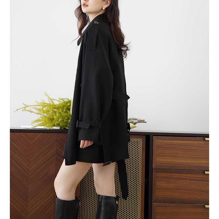 Damen Eleganter Oversized-Trenchcoat Echoarchiv