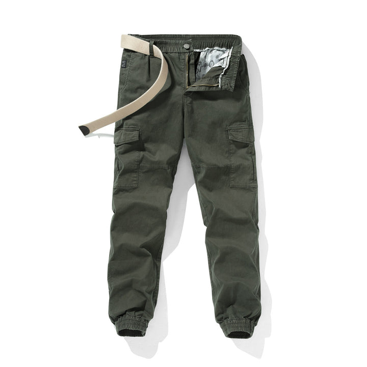 Herren Cargo-Hose mit elastischem Bund und verstellbarem Gurt Echoarchiv