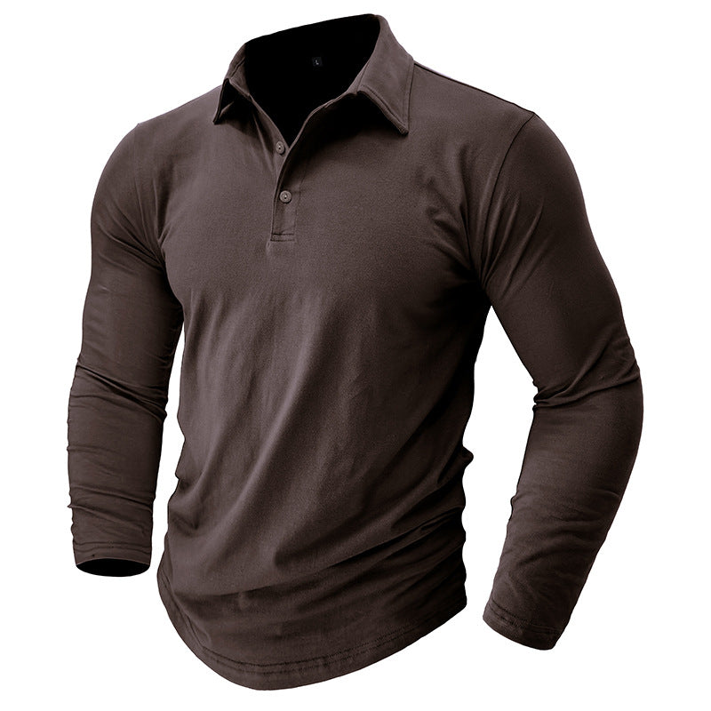 Herren Langarm Poloshirt mit hochwertiger Baumwolle und elegantem Schnitt Echoarchiv