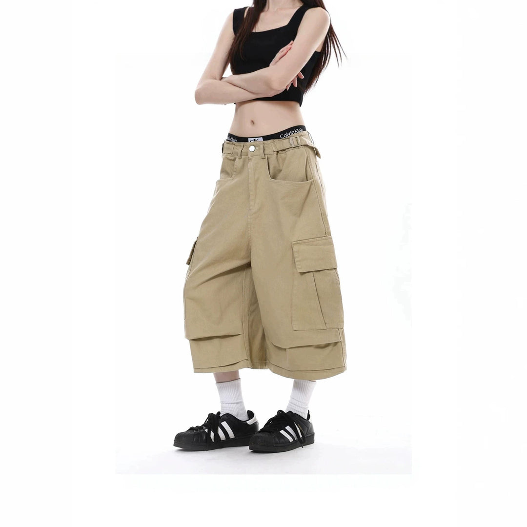 Damen Trendige Cargo-Shorts Echoarchiv