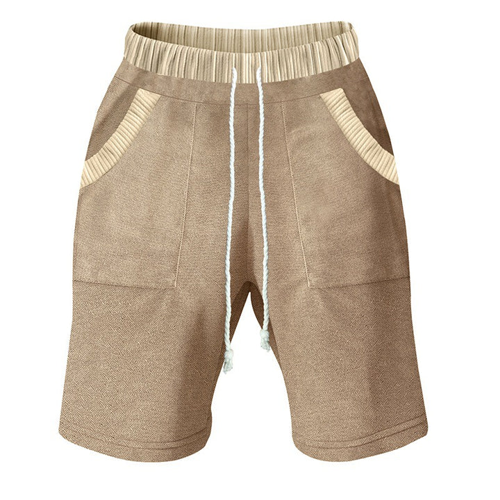 Herren Freizeit-Shorts mit elastischem Bund und praktischen Seitentaschen Echoarchiv