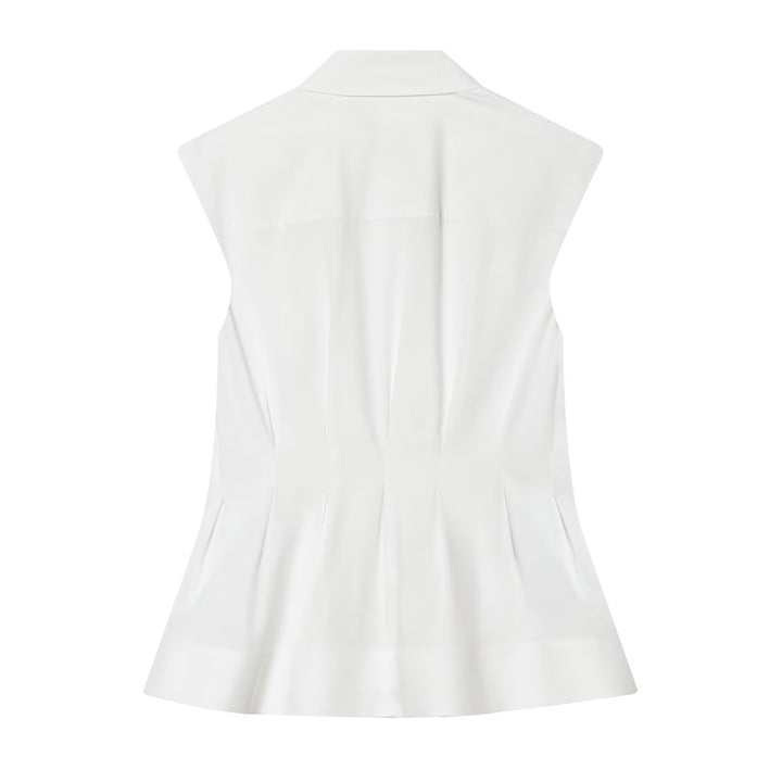 Damen ärmellose Bluse mit modernem Schnitt Echo Archiv