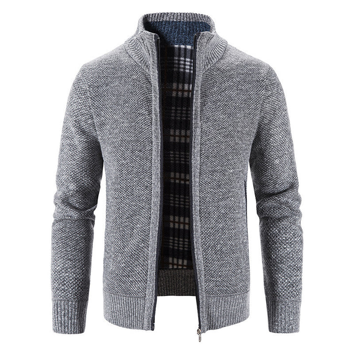 Herren Strickjacke mit innovativem wärmeisolierendem Innenfutter Echoarchiv